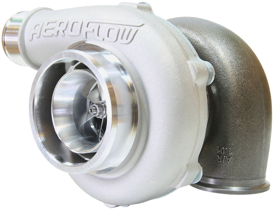 Aeroflow Performance External Wastegate, V-Band Inlet & Exhaust Flanges BOOSTED 5455 1.01 Reverse Rotation Turbocharger 650HP, Natural Cast Finish AF800 Autofit