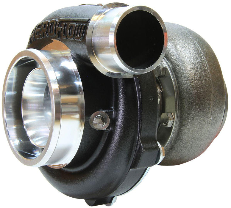 Aeroflow Performance External Wastegate, V-Band Inlet & Exhaust Flanges BOOSTED 5455 V-Band .83 Turbocharger 650HP, Hi Temp Black Finish AF8005-3031BLK Autofit