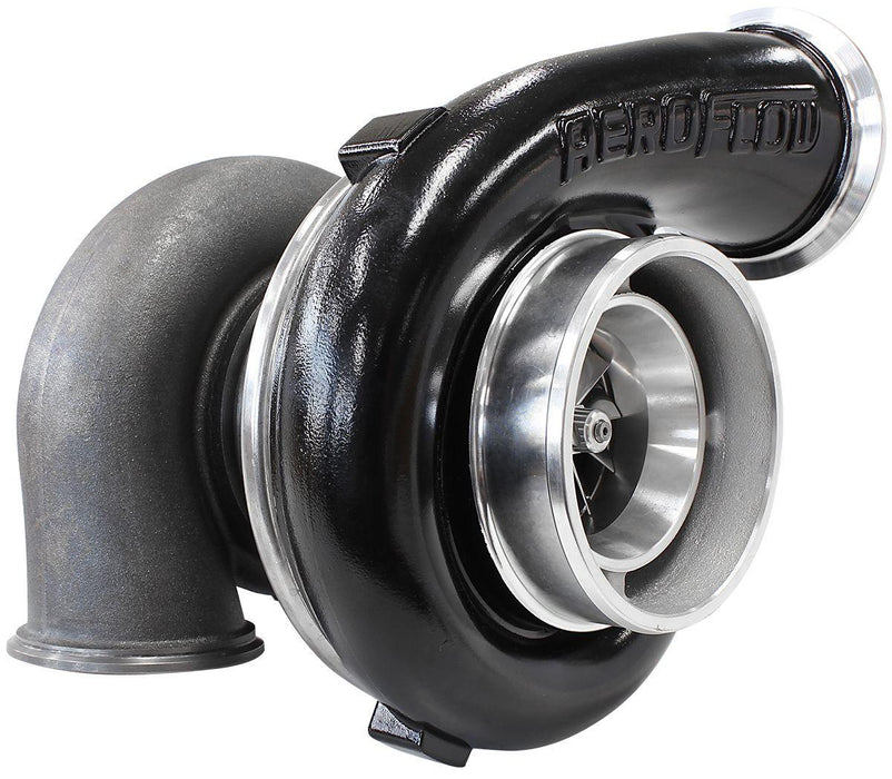 Aeroflow Performance External Wastegate, V-Band Inlet & Exhaust Flanges BOOSTED 7075 V-Band 1.16 Turbocharger 950HP, Hi Temp Black Finish AF8005-4014BLK Autofit
