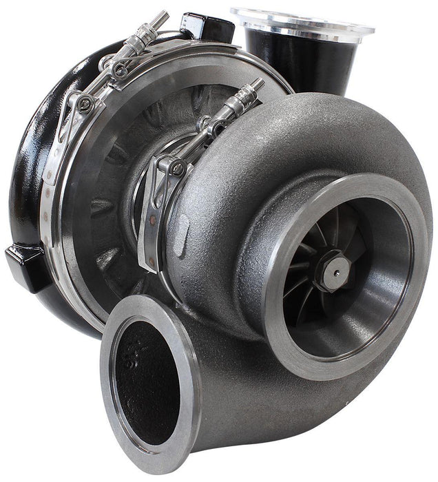 Aeroflow Performance External Wastegate, V-Band Inlet & Exhaust Flanges BOOSTED 7075 V-Band 1.16 Turbocharger 950HP, Hi Temp Black Finish AF8005-4014BLK Autofit