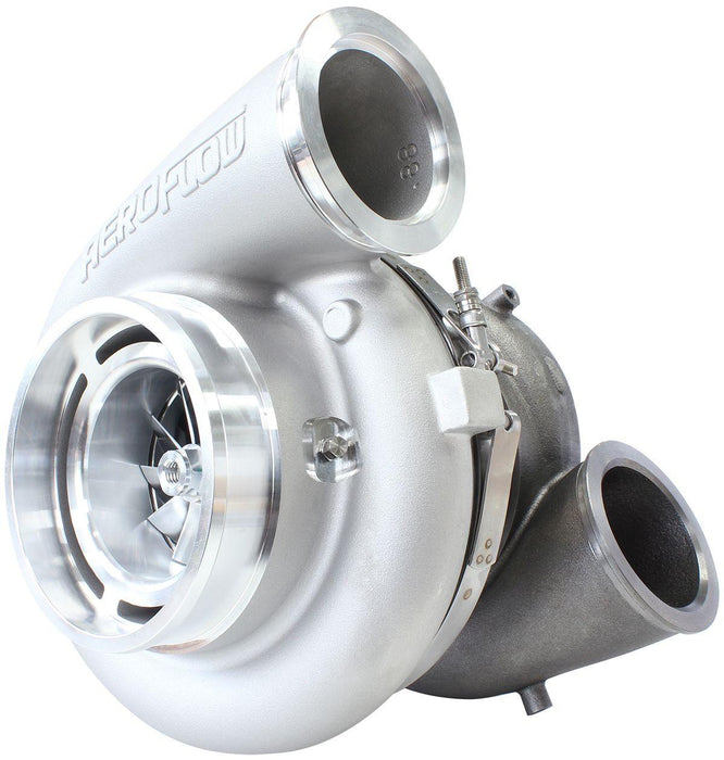 Aeroflow Performance External Wastegate, V-Band Inlet & Exhaust Flanges BOOSTED 94103 V-Band 1.22 Turbocharger 2000HP, Natural Cast Finish AF8005-6015 Autofit