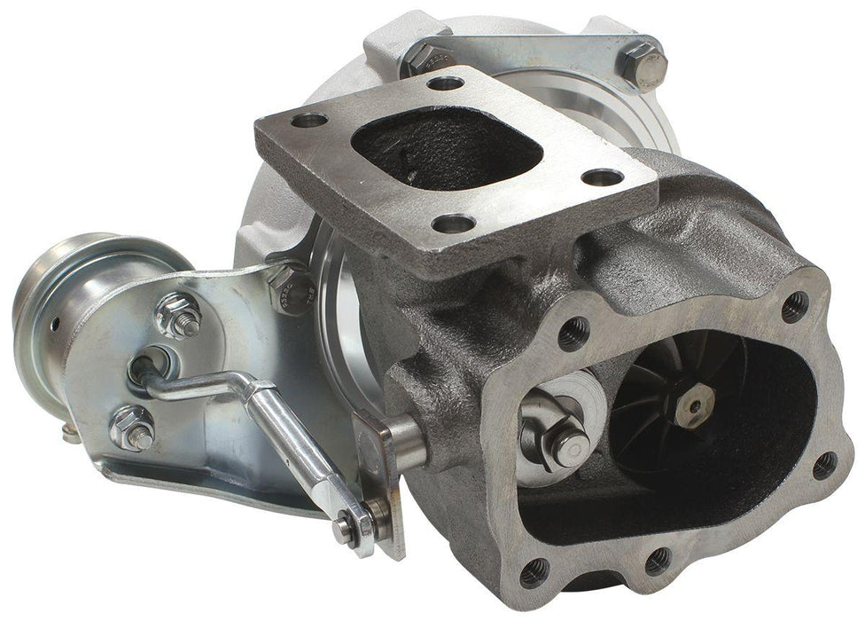 Aeroflow Performance Internal Wastegate, T25 / T28 Inlet Flange, 5-Bolt Exhaust Flange BOOSTED 4647 .64 Turbocharger 475HP, Natural Cast Finish AF8005-2000 Autofit