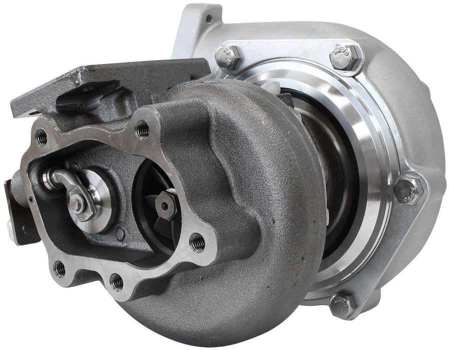 Aeroflow Performance Internal Wastegate, T25 / T28 Inlet Flange, 5-Bolt Exhaust Flange BOOSTED 4647 NISSAN .84 Turbocharger 440HP, Hi Temp Black Finish AF8005-2003 Autofit