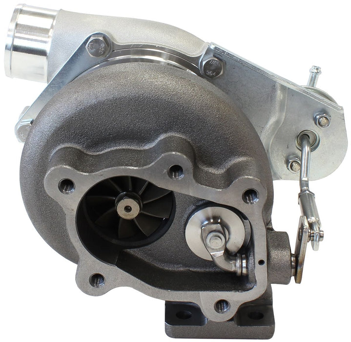 Aeroflow Performance Internal Wastegate, T25 / T28 Inlet Flange, 5-Bolt Exhaust Flange BOOSTED 5047 .86 Turbocharger 550HP, Natural Cast Finish AF8005-2021 Autofit