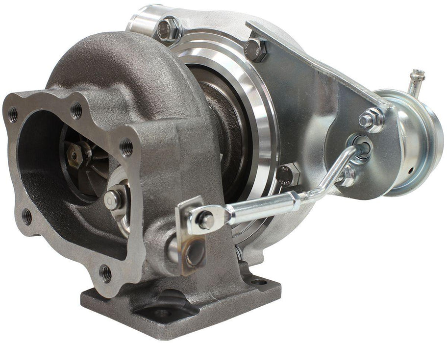 Aeroflow Performance Internal Wastegate, T25 / T28 Inlet Flange, 5-Bolt Exhaust Flange BOOSTED 5447 .64 Turbocharger 495HP, Natural Cast Finish AF8005-2005 Autofit