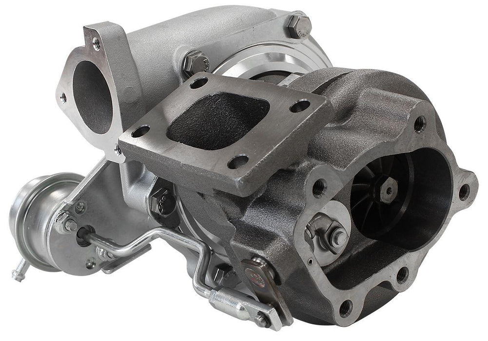 Aeroflow Performance Internal Wastegate, T25 / T28 Inlet Flange, 5-Bolt Exhaust Flange BOOSTED 5447 NISSAN .86 Turbocharger 525HP, Hi Temp Black Finish AF8005-2008 Autofit