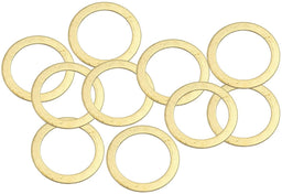 Aeroflow Performance Metric Brass Washers 24mm I.D, 32mm O.D Metric Brass Washers 24mm I.D, 32mm O.D AF181-24 Autofit