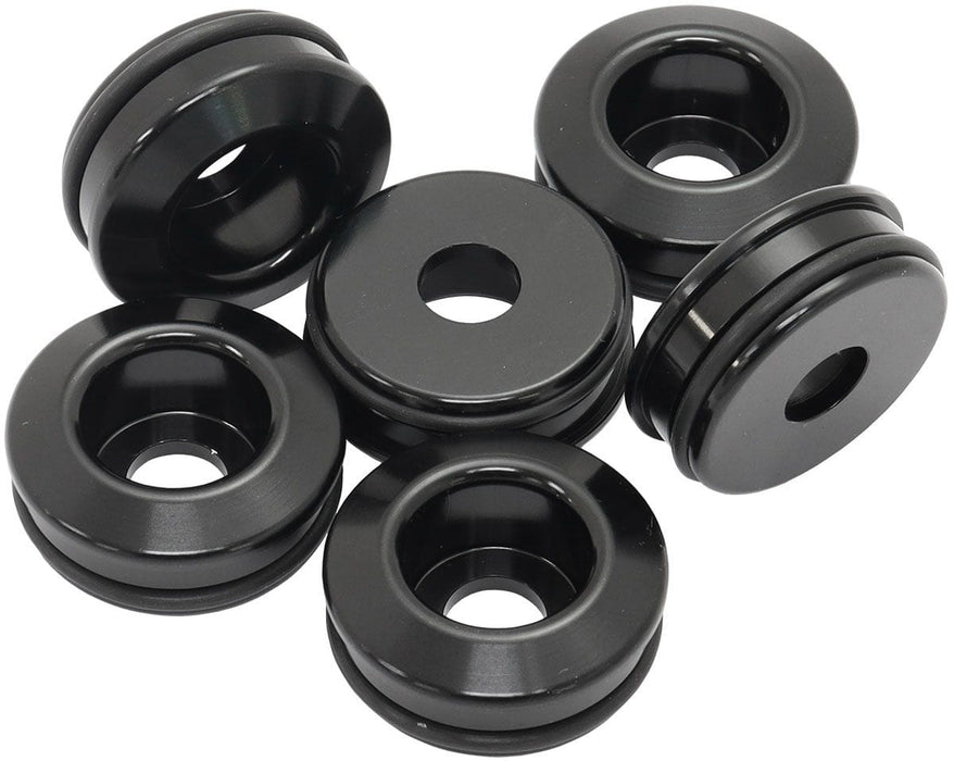 Aeroflow Performance Nissan RB25 Fuel Injector Insert Adapters - Black Nissan RB25 Fuel Injector Insert Adapters - Black AF59-2210 Autofit