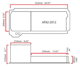Aeroflow Performance Suit Holden HQ-WB With Oil Filter Fabricated LS Rear Sump Conversion Oil Pan AF82-2012 Autofit