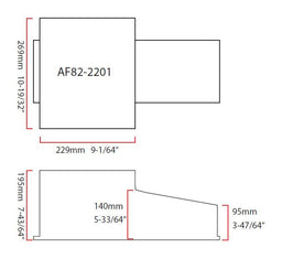 Aeroflow Performance Suit Holden HQ-WB With Small Block Chev L/H Dipstick, 2-Piece Rear Ma Chevrolet 2-Piece Seal Super Oil Pan AF82-2201 Autofit