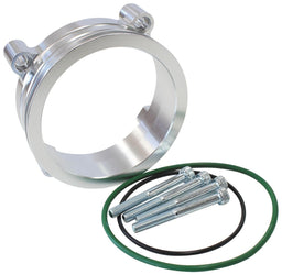 Aeroflow Performance suits 82mm Bosch DBW and 3-1/2" Intercooler Clamp Bosch DBW Adapter, Silver Finish AF64-2139 Autofit