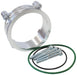 Aeroflow Performance suits 82mm Bosch DBW and 3-1/2" Intercooler Clamp Bosch DBW Adapter, Silver Finish AF64-2139 Autofit