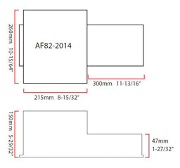 Aeroflow Performance Suits LS Series Chev into Holden HQ-WB, 1968-72 Nova, 1965-72 Chevell Fabricated LS Rear Sump Conversion Oil Pan AF82-2014 Autofit