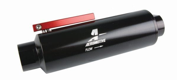 AEROMOTIVE 100 Micron Fuel Filter with Shut-off Valve 100 Micron Fuel Filter with Shut-off Valve Autofit