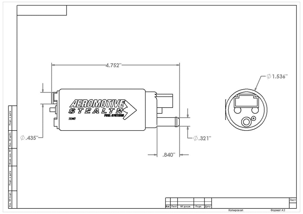 Aeromotive Aeromotive Stealth Electric Fuel Pumps 11541 Autofit