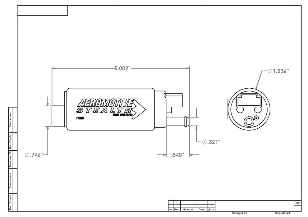 Aeromotive Aeromotive Stealth Electric Fuel Pumps 11569 Autofit