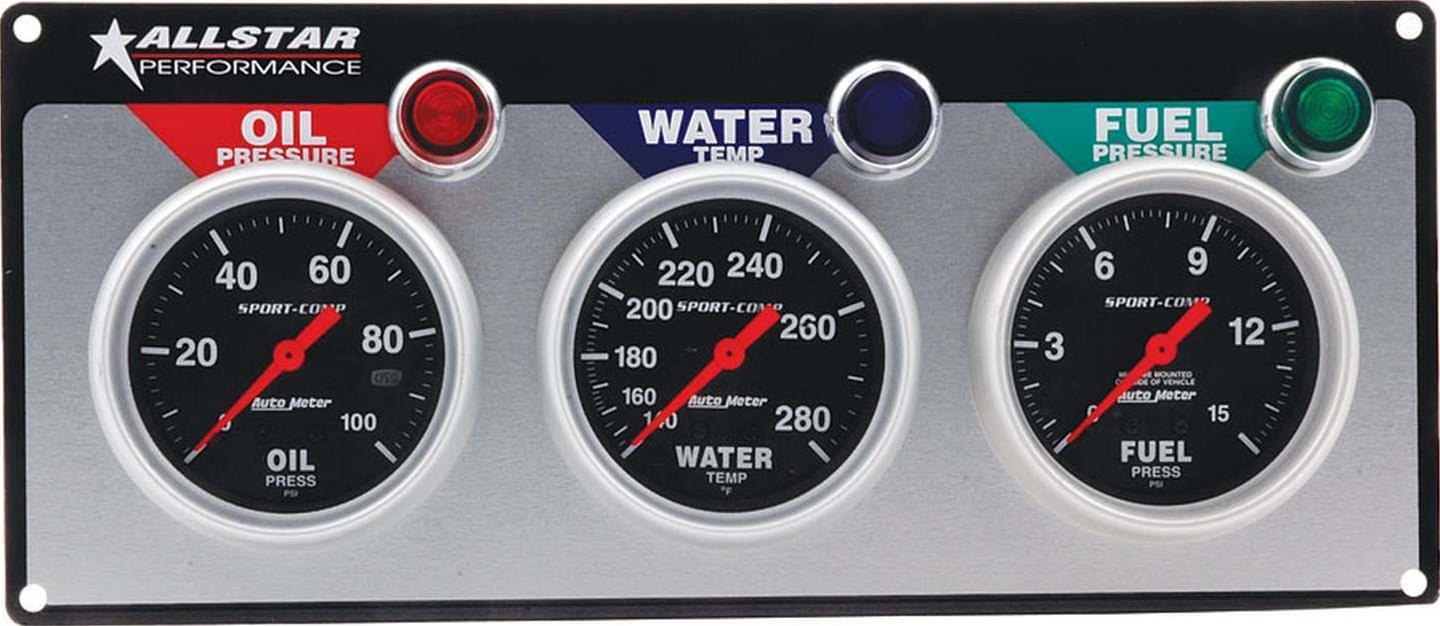 Allstar Performance Allstar Performance Gauge Panel Kits ALL80113 Autofit