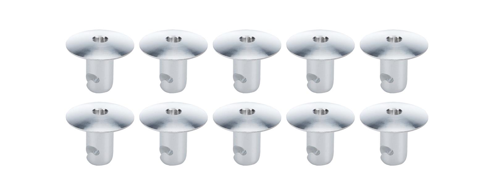Allstar Performance Allstar Performance Oversized Oval Head Button Fasteners ALL19180 Autofit