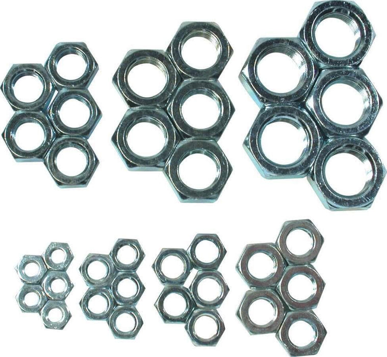 Allstar Performance Allstar Performance Steel Jam Nut Assortments ALL18290 Autofit