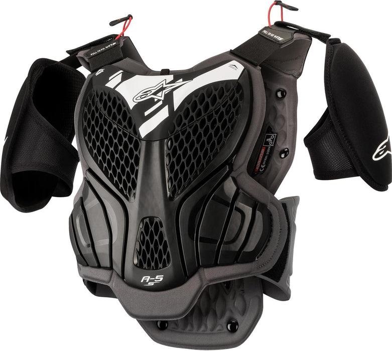 Alpinestars MX Alpinestars MX A-5 S Youth Body Armor 6740518-105-LXL Autofit
