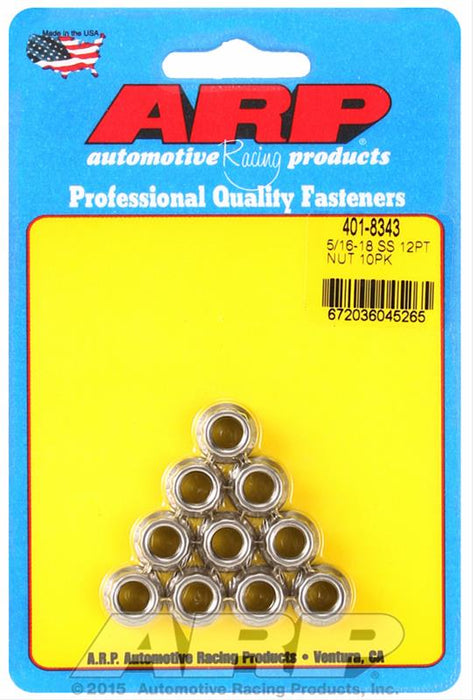 ARP ARP 12-Point Nuts 401-8343 Autofit