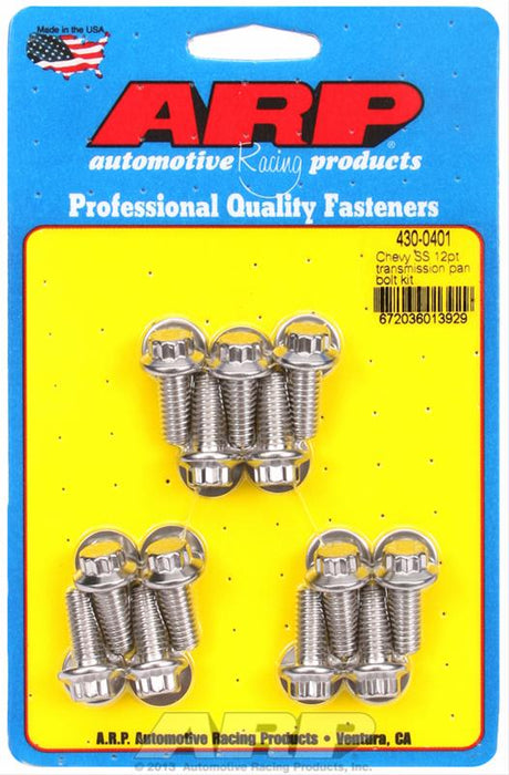 ARP ARP Automatic Transmission Pan Bolt Kits 430-0401 Autofit