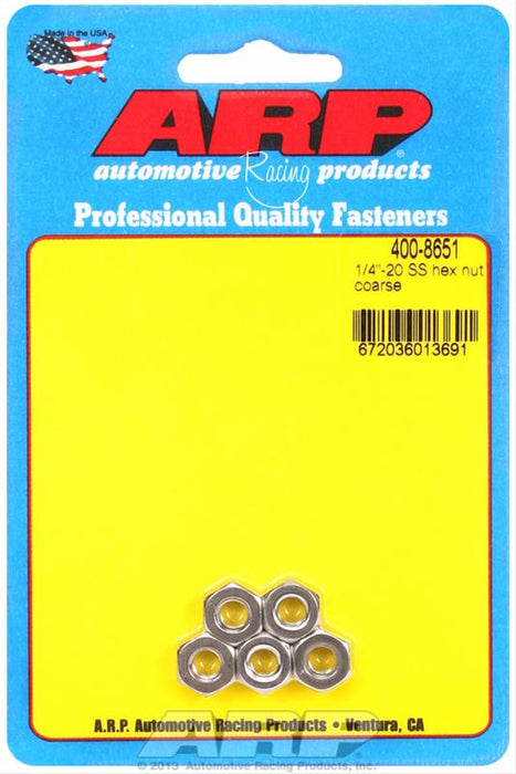 ARP ARP Hex Nuts 400-8651 Autofit