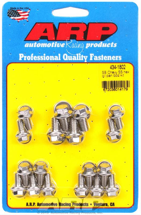 ARP ARP Oil Pan Bolt Kits 434-1802 Autofit