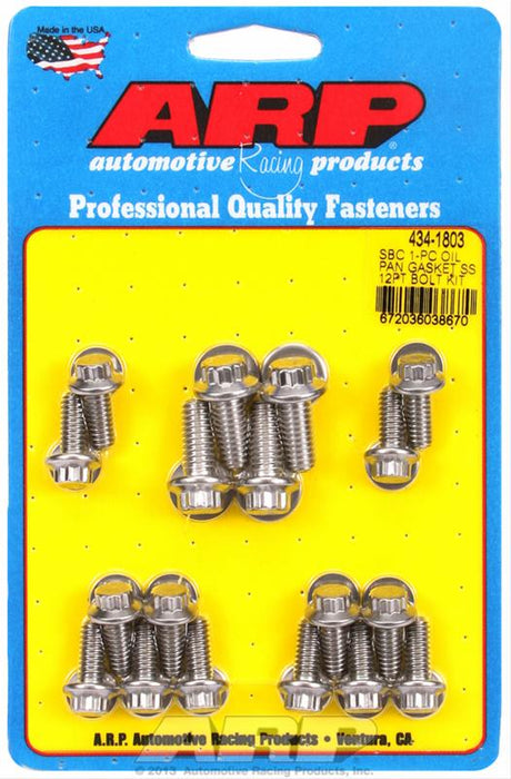 ARP ARP Oil Pan Bolt Kits 434-1803 Autofit