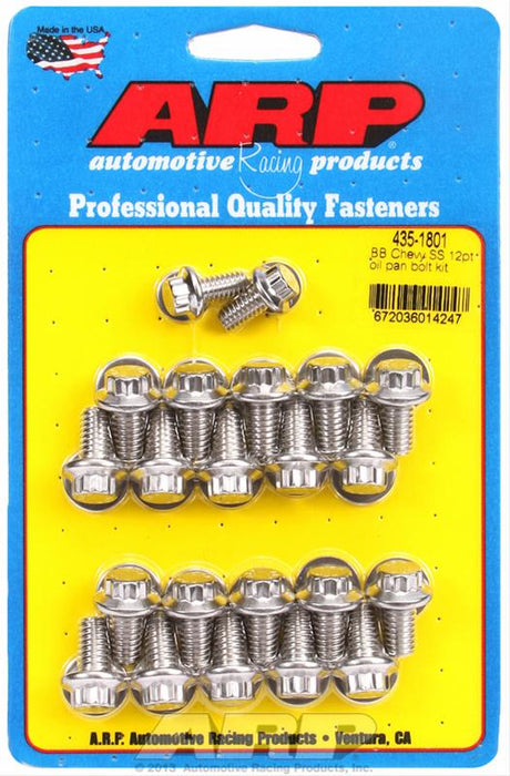 ARP ARP Oil Pan Bolt Kits 435-1801 Autofit