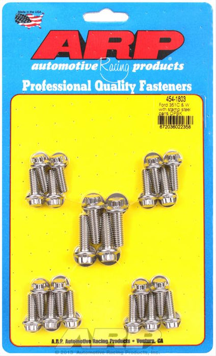 ARP ARP Oil Pan Bolt Kits 454-1803 Autofit