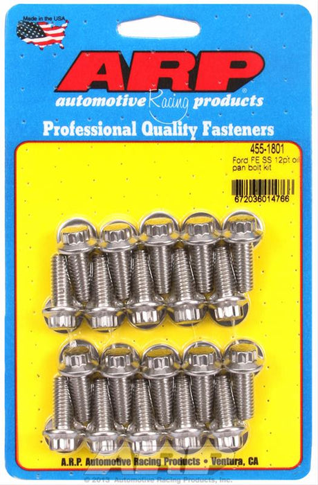 ARP ARP Oil Pan Bolt Kits 455-1801 Autofit