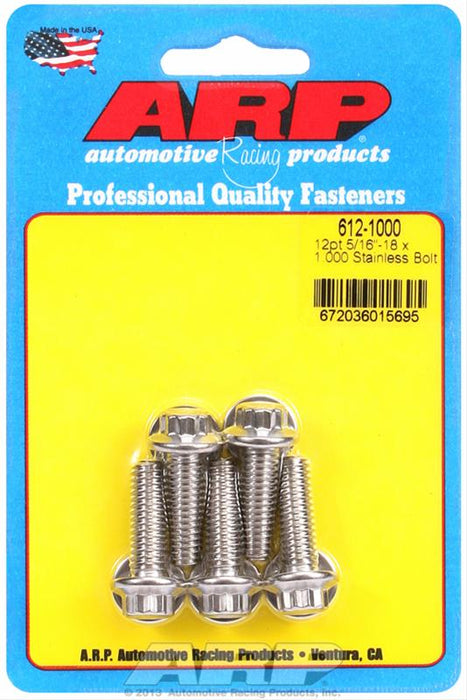 ARP ARP Stainless Steel Bolts 612-1000 Autofit