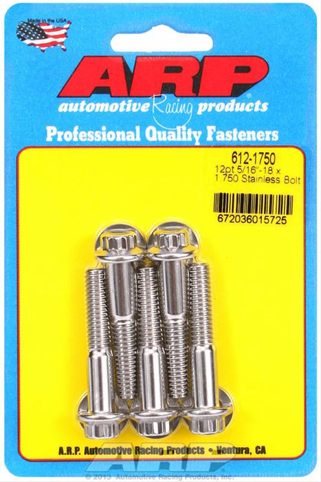 ARP ARP Stainless Steel Bolts 612-1750 Autofit