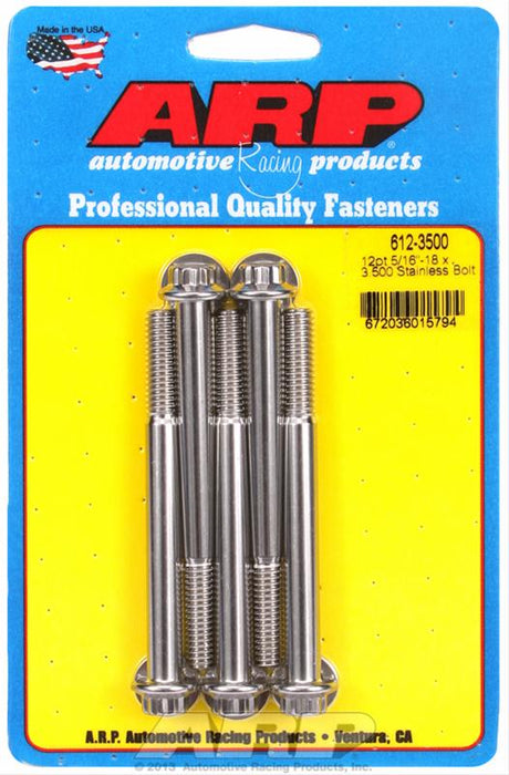 ARP ARP Stainless Steel Bolts 612-3500 Autofit