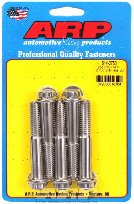 ARP ARP Stainless Steel Bolts 614-2750 Autofit