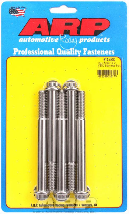 ARP ARP Stainless Steel Bolts 614-4500 Autofit