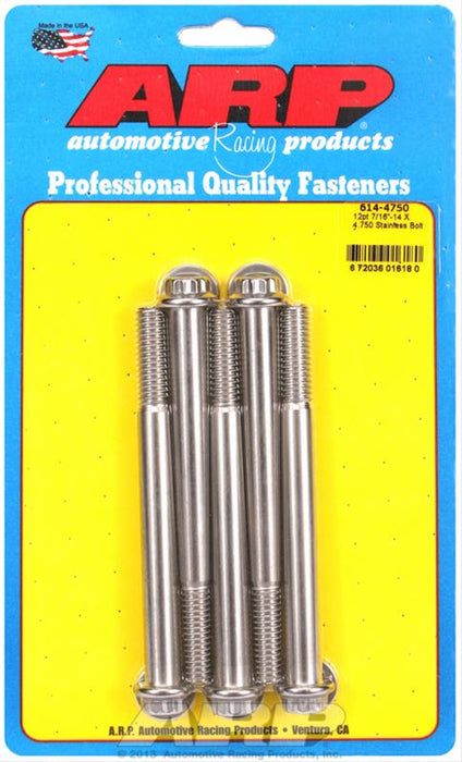 ARP ARP Stainless Steel Bolts 614-4750 Autofit