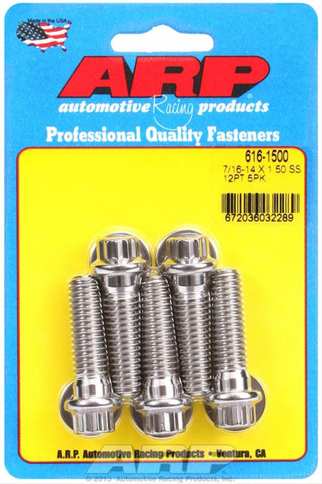 ARP ARP Stainless Steel Bolts 616-1500 Autofit