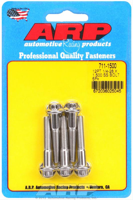 ARP ARP Stainless Steel Bolts 711-1500 Autofit