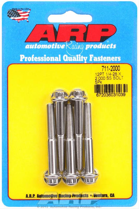 ARP ARP Stainless Steel Bolts 711-2000 Autofit
