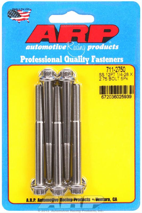 ARP ARP Stainless Steel Bolts 711-2750 Autofit