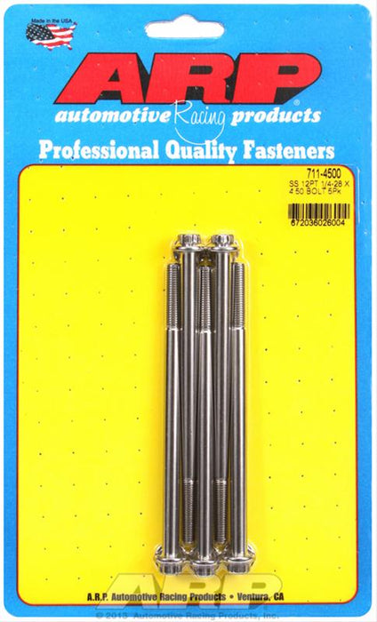 ARP ARP Stainless Steel Bolts 711-4500 Autofit