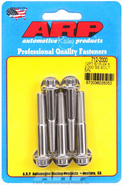 ARP ARP Stainless Steel Bolts 712-2000 Autofit