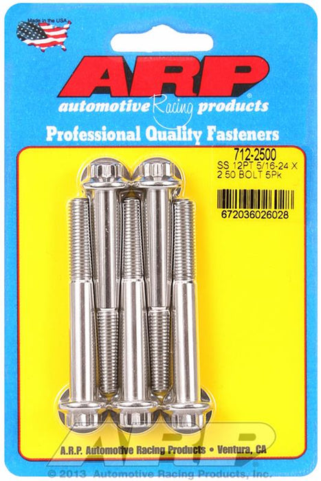 ARP ARP Stainless Steel Bolts 712-2500 Autofit
