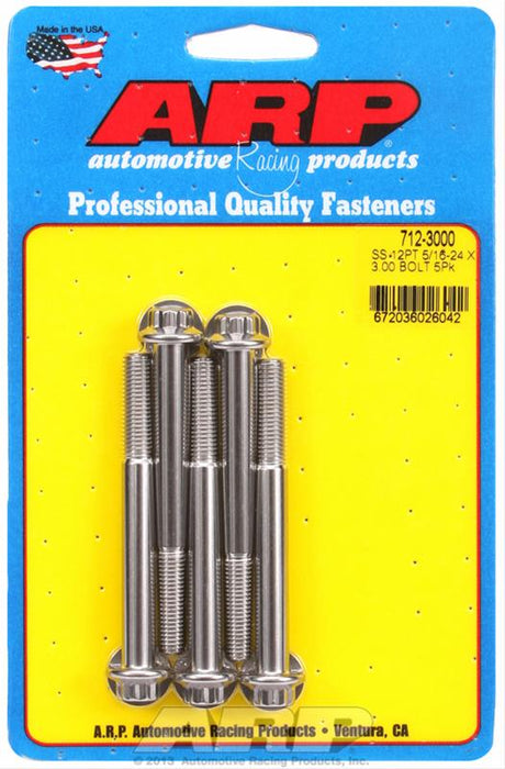 ARP ARP Stainless Steel Bolts 712-3000 Autofit