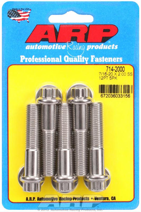 ARP ARP Stainless Steel Bolts 714-2000 Autofit