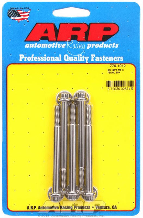 ARP ARP Stainless Steel Bolts 770-1012 Autofit
