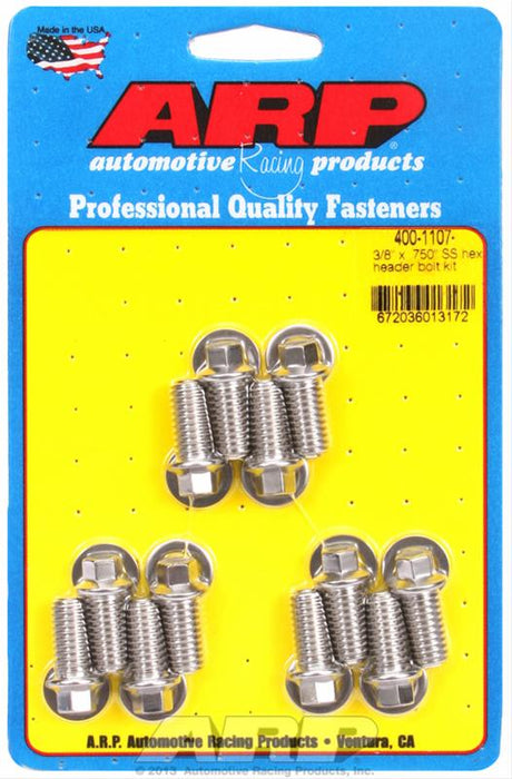 ARP ARP Stainless Steel Header Bolts 400-1107 Autofit