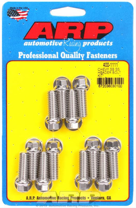 ARP ARP Stainless Steel Header Bolts 400-1111 Autofit